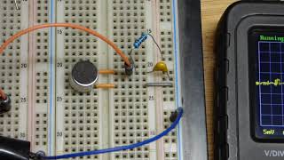 Quick condenser microphone test circuit [upl. by Yadseut]