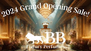 BB Luxury Perfumes 2024 Grand Opening with Perfumer Brandon Barthrop [upl. by Ahsiemal]