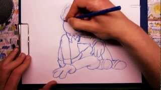 Drawing Lessons  How To Draw Jonathan quotJonquot Quentin Arbuckle from the Garfield TV series [upl. by Hebrew]