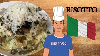 Recette risotto de champignons  TUTO [upl. by Nolyk]