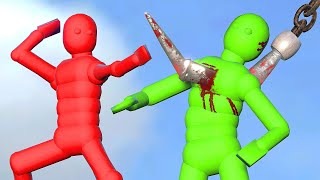 Dynamic AI Ragdolls Fight in Realistic Simulations with Active Ragdoll Physics [upl. by Nichol49]