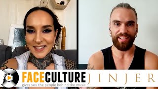 Jinjer interview  Tatiana and Eugene 2021 [upl. by Bonnibelle467]