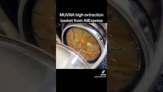 MUVNA Precision High Extraction Basket coffee espresso asmr fyp fypage aliexpress [upl. by Arytal]