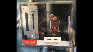 How to set amp adjust steam boiler pressure controls [upl. by Eiramanel]