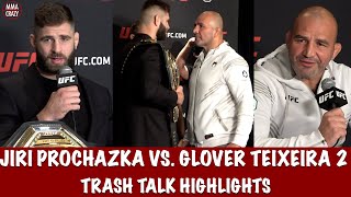 UFC 282 Jiri Prochazka vs Glover Teixeira 2 Trash Talk Highlights [upl. by Eilis]