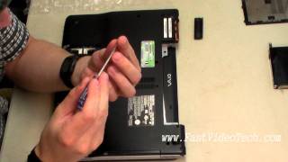 Sony Vaio DVD Drive Replacement [upl. by Aramat]