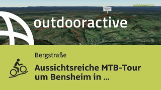 Aussichtsreiche MTBTour um Bensheim in GeoNaturpark BergstraßeOdenwald am 30 August 2024 [upl. by Lionello]