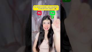 You Have To Answer Some Questions To Win 10 Crores Rupees🤫 shorts youtubeshorts funny [upl. by Ninette657]