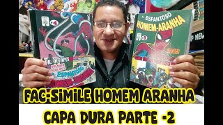 FAC SIMILE CAPA DURA HOMEM ARANHA PARTE 2 [upl. by Grimona245]