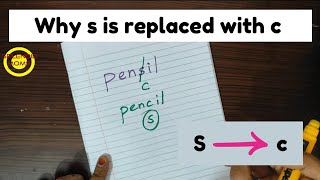 Why C is used instead of S for s sound  understanding English Spellings [upl. by Frissell]