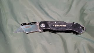 husky black folding utility review [upl. by Chari588]