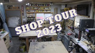 SHOP TOUR 2023  woodworking diy shoptour [upl. by Assetan512]