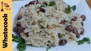 Caribbean Pigeon Peas And Rice Recipe  vegandeatz  whatoocook com [upl. by Calley444]