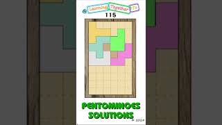 Not an image 115 Solution SETUP Pentominoes Math Puzzle mathchallenge Shorts puzzlegame [upl. by Arihsan733]