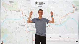 10th Cracovia Royal Half Marathon  Route analysis [upl. by Zohara]