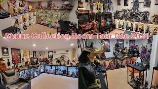 Statue Collection Mancave Room Tour Year End 2021 [upl. by Pickens92]