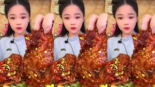 004 Eat food Mukbang Asmr sound [upl. by Nee]