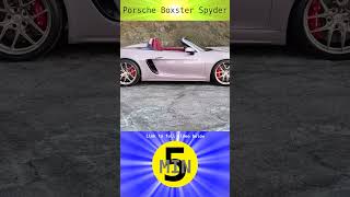 Porsche Boxster Spyder  Short [upl. by Yrrehc867]