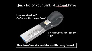 SanDisk iXpand Flash Drive Luxe Demo [upl. by Fotina]