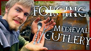 How to Forge Medieval Cutlery [upl. by Vanzant]