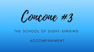 Concone 3 Accompaniment [upl. by Ttenna]