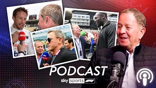 Martin Brundle REVEALS all about the gridwalk 🎤  Sky Sports F1 Podcast [upl. by Nahgrom]