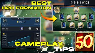 The Best H2H Formation 4231Wide  Gameplay amp Tips  Fifa Mobile 23 [upl. by Darb]