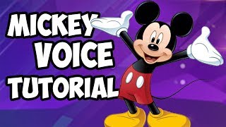 HOW TO DO A MICKEY MOUSE IMPRESSION TUTORIAL [upl. by Mayyahk]