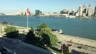 2024831 Overnight  Riverfront Views Windsor amp Detroit l Live Cam [upl. by Adnor142]