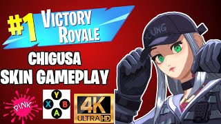 Fortnite Chigusa Skin Gameplay [upl. by Rehm]