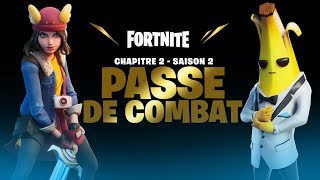 Fortnite Chapitre 2  Saison 2  Présentation du Passe de combat [upl. by Ahsienet]