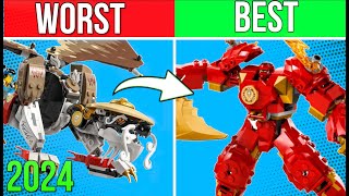 Ranking the LEGO Ninjago 2024 Sets  Worst to Best [upl. by Lleinnad49]