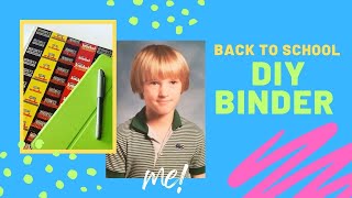 BacktoSchool DIY Binder [upl. by Nels]