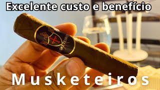 Charuto MUSKETEIROS  Robusto canalriffdocharuto [upl. by Cressler413]