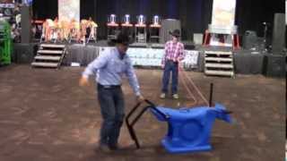 Rope Smart Roping Dummy Demo  John McCarthy  NRS at the 2013 NFR [upl. by Procto226]