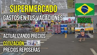 Supermercado más barato cuanto vas a gastar en tus vacaciones l Canasvieiras Florianópolis l Brasil [upl. by Eniaj]