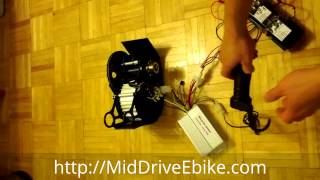 Mid Drive Ebike  60V brushless electric bike kit [upl. by Betteann]