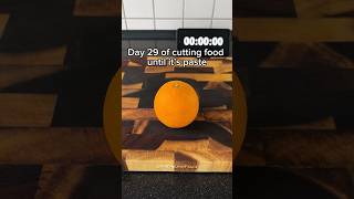 Cutting food until it’s paste Big orange lime 🍊 foodcutting satisfying asmr [upl. by Jaunita]