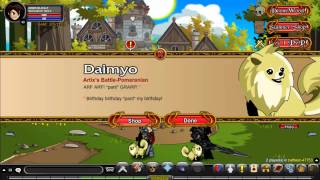 AQW  Daimyo Birthday Shop [upl. by Phelps893]