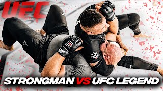 STRONGMAN VS UFC LEGEND FRANK MIR [upl. by Anair]