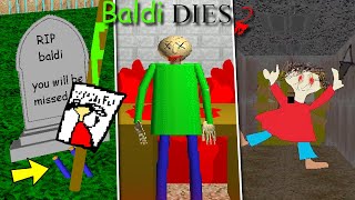 BALDI DIES 2 PLAYTIME ACTUALLY KILLED BALDI [upl. by Byler200]