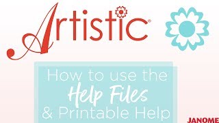 Artistic Digitizer How to Use the Help Files and Printable Help [upl. by Calli489]