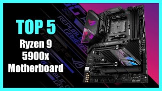 Top 5 Best Motherboards for Ryzen 9 5900x 2024 [upl. by Tristas]