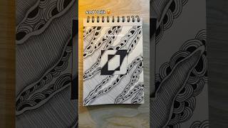 Zigzag doodle tutorial 😻 Day 121 shorts doodlewithnadia art drawing zentangleart [upl. by Anipsed]