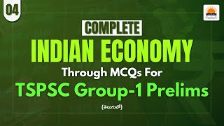 Complete Indian Economy through MCQs for TSPSC Group1 Prelims Inflation Part2  TSPSC [upl. by Eelyak]