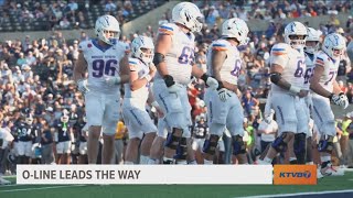 Road Map to Victory Boise State offensive line leads the way at Oregon [upl. by Cassey608]