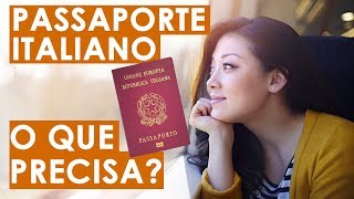 O QUE PRECISA PARA TIRAR PASSAPORTE ITALIANO [upl. by Mandych]