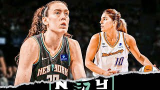 WNBA Finals Liberty star Breanna Stewart addresses threatening homophobic email sent to her wife [upl. by Adieren]