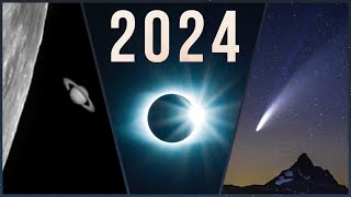 Calendrier astronomique 2024  Événements astro 2024 [upl. by Fowkes]