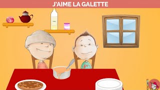 Le Monde dHugo  Jaime la galette  Version Karaoke [upl. by German]